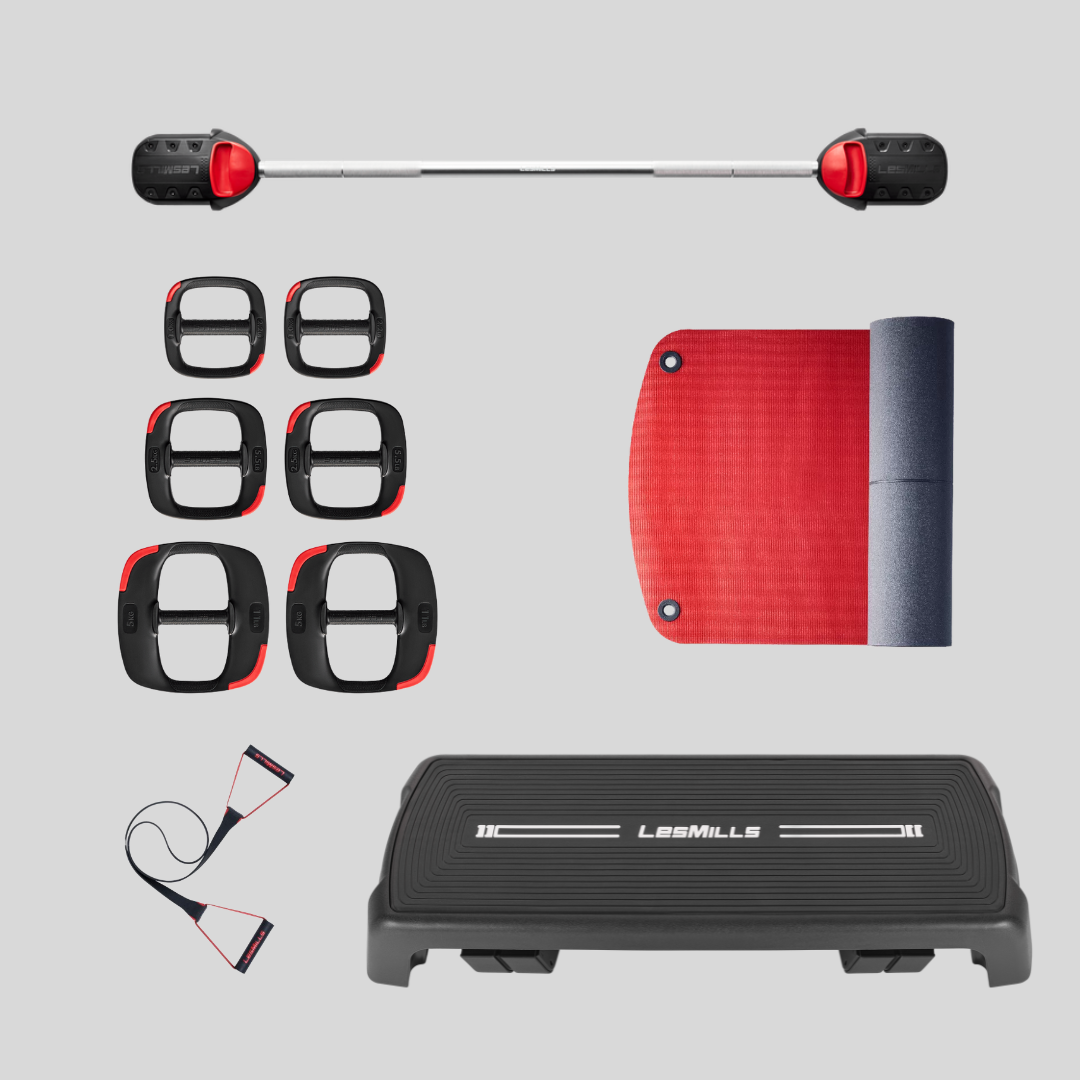 Les Mills THE WORKS set – Blue Fitness1