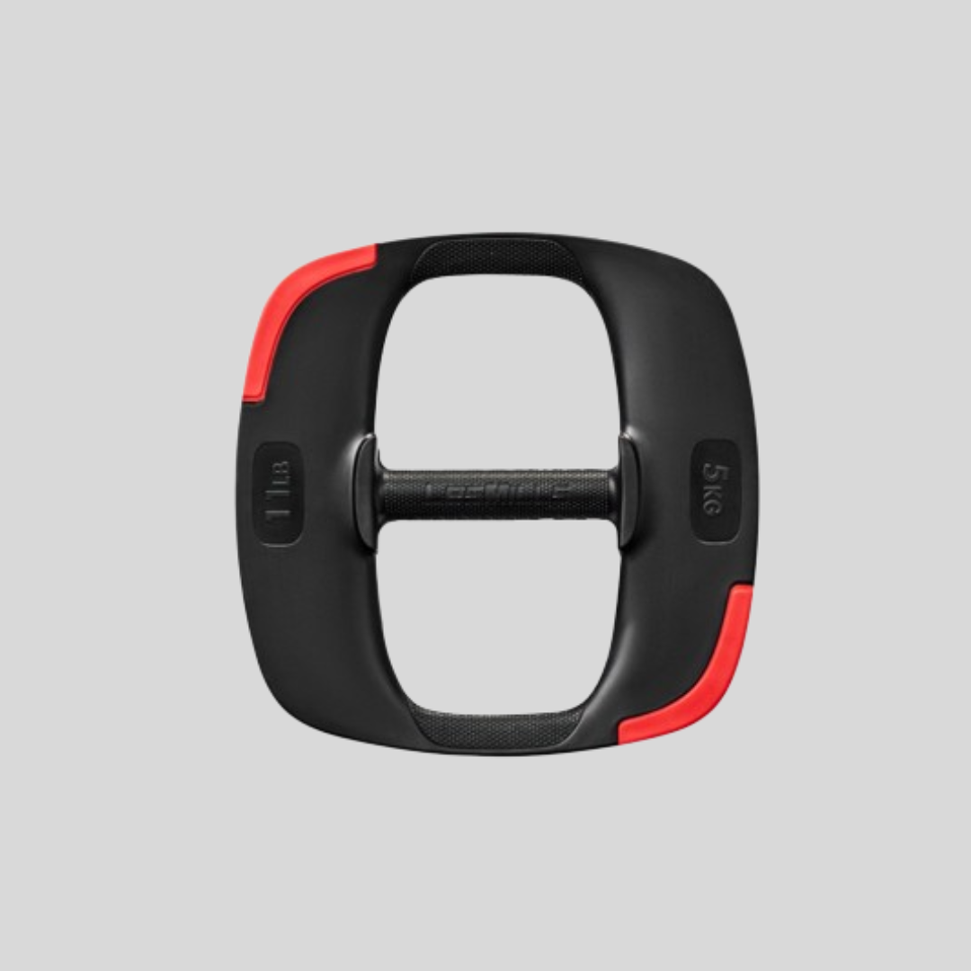 レスミルズ　スマートプレート　5kg×2 Les Mills SMARTBAR™ 5kg Weight Plate – Blue Fitness