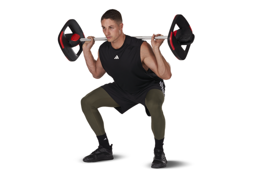 LESMILLS　プレート　10kg Les Mills SMARTBAR™ 10kg Weight Plate – Blue Fitness