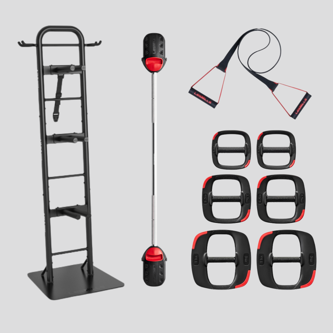 Les Mills SIGNATURE RACK set – Blue Fitness