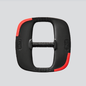 Red and black weighted plates 