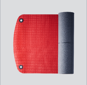 Red Les Mills yoga mat